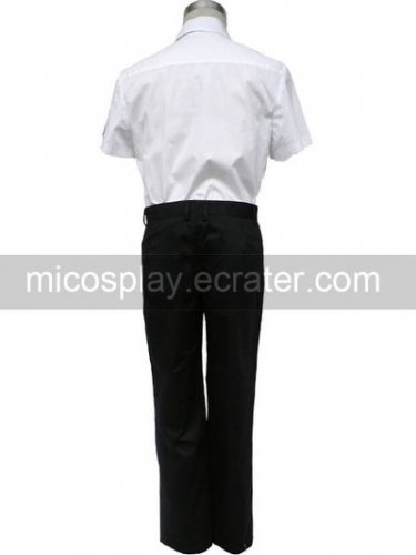Short Sleeves Red Tie Starry&acirc;��Sky Seigatsu Academy Male Summer Uniform Cosplay Costume