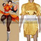 Street Fighter Chun-Li Yellow Cosplay Costume