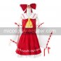 Hakurei Reimu White and Red Cosplay Costume from TouhouProject
