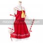 Hakurei Reimu White and Red Cosplay Costume from TouhouProject
