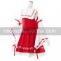 Hakurei Reimu White and Red Cosplay Costume from TouhouProject