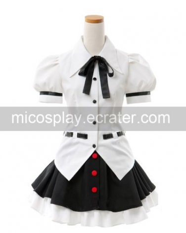 Shameimaru Aya Black and White Cosplay Costume from TouhouProject