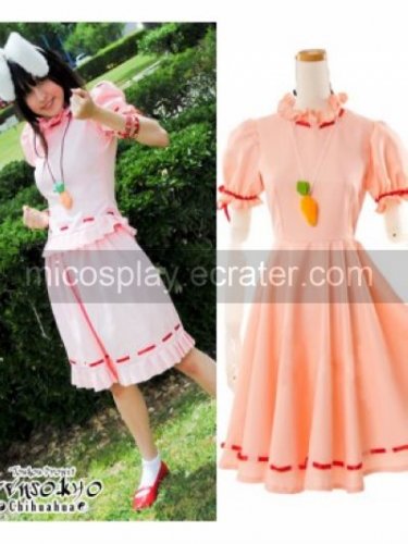 Tewi Inaba Pink Lovely Cosplay Costume from TouhouProject