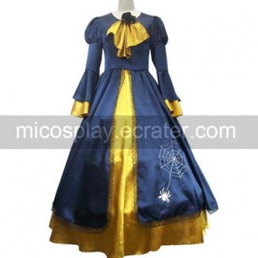 Vocaloid Kagamine Rin Blue And Yellow Cosplay Costume