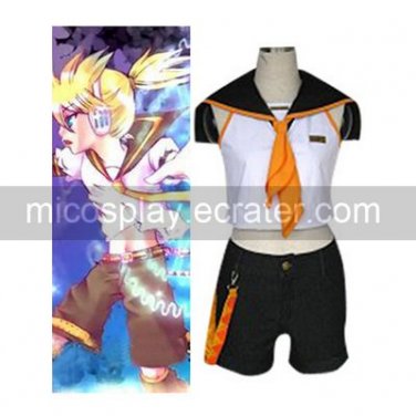 Vocaloid Kagamine Rin Cosplay Costume11