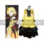 Vocaloid Rin Kagamine Yellow Halloween Cosplay Costume