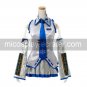 Hatsune Miku Snow Ice Sliver and Blue Cosplay Costume from VOCALOID