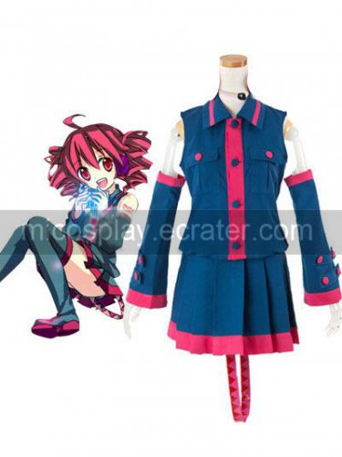 VOCALOID2 Kasane Teto Uniform Cloth Cosplay Costume