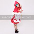 Vocaloid - Hatsune Miku Project DIVA 2 Little Red Cosplay Costume