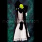 Vocaloid Dolls Kagamine Rin White Dress Cosplay Costumes
