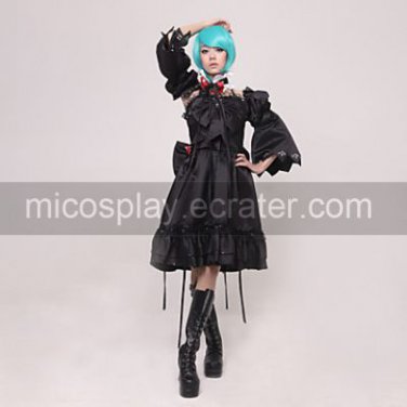 Vocaloid Hatsune Miku Gothic Lolita Cosplay Costume