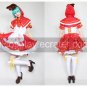 VOCALOID PROJECT DIVA2 MIKU Little Red Riding Hood Cosplay Costume