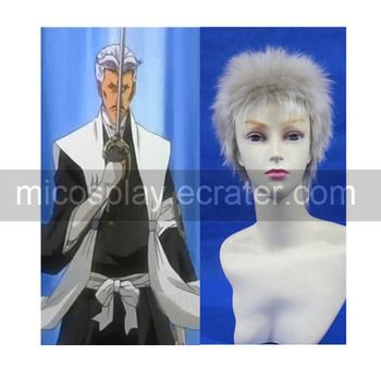 Bleach 1st Division Lieutenant Sasakibe Chojiro Halloween Cosplay Wig