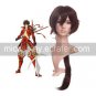Devil Kings Sanada Yukimura Brown 80cm Nylon Cosplay Wig