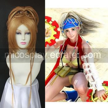 Final Fantasy X Rikku Halloween Cosplay wig