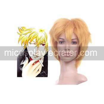 Gintama Kitar&Aring;� Golden 35cm Anime Nylon Cosplay Wig