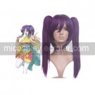 Purple 45cm Gintama-Terakado Tsu Nylon Cosplay Wig