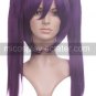 Purple 45cm Gintama-Terakado Tsu Nylon Cosplay Wig