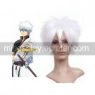Silver 32cm Gintama- Sakata Gintoki Nylon Cosplay Wig