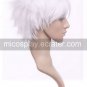 Silver 32cm Gintama- Sakata Gintoki Nylon Cosplay Wig