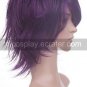 Purple Gintama Takasugi Shinsuke 35cm Anime Nylon Cosplay Wig