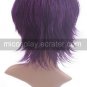 Purple Gintama Takasugi Shinsuke 35cm Anime Nylon Cosplay Wig