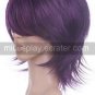 Purple Gintama Takasugi Shinsuke 35cm Anime Nylon Cosplay Wig