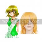 Deep Gold 35cm Gundam Seed Cagalli Yula Athha Nylon Cosplay Wig