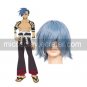 Light Blue 35cm Gurren Lagann kamina Nylon Cosplay Wig