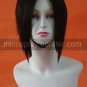 Black 35cm Hakuouki Shinsengumi Kitan Hijikata Toshizo Nylon Cosplay Wig