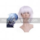 Silver Hakuouki Shinsengumi Kitan Okita Souji 35cm Anime Nylon Cosplay Wig