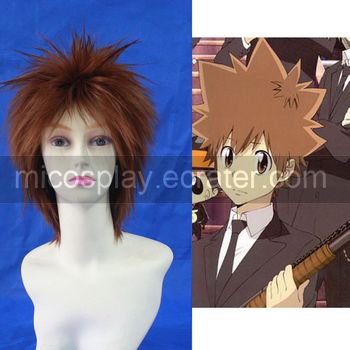 Hitman Reborn Sawada Tsunayoshi cosplay wig