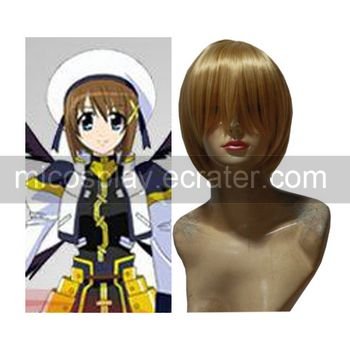Magical Girl Lyrical Nanoha Hayate Yagami Cosplay wig