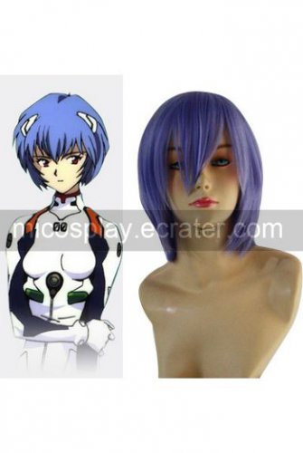 Neon Genesis Evangelion Ayanami Rei Cosplay Wig