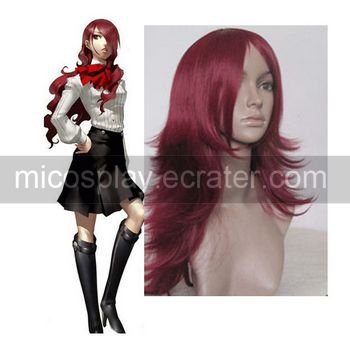 Shin Megami Tensei Persona 3 Mitsuru Kirijo Halloween Cosplay wig
