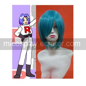 Pok&Atilde;&copy;mon Team Rocket James Cosplay wig
