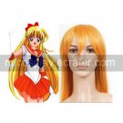 Golden 100cm Sailor Moon Minako Aino Nylon Cosplay Wig