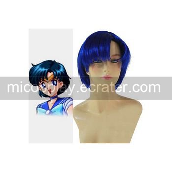 Sailor Moon Sailor Merkur Cosplay Wig
