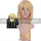 Light Golden 100cm Saint Seiya Hades Nylon Cosplay Wig