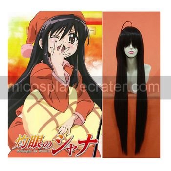 Shakugan No Shana black cosplay wig