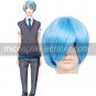 Light Blue 32cm Starry&acirc;��Sky Ayanami ReiKanakubo Homare Nylon Cosplay Wig