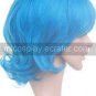 Light Blue Starry Sky Mizushima Iku 40cm Nylon Cosplay Wig