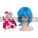Deep Blue 40cm Touhou Project Remilia Scarlet Nylon Cosplay Wig