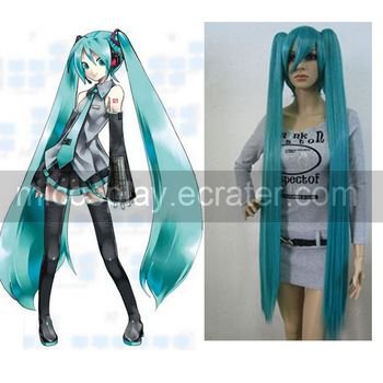 Cosplay wigs - hatsune miku 120cm wigs from VOCALOID