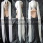 White 110cm Vocaloid Hatsune Miku Cosplay Wig