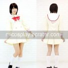 light yellow School Uniform Cosplay girl Costume