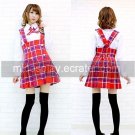Red School Uniform Cosplay girl Costume7