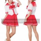 Short Sleeves AlisaRed School Uniform Cosplay Costume