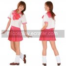 Red long Sleeves Emiri School Uniform Cosplay Costume