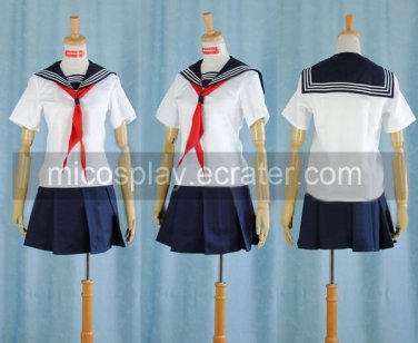 Short Sleeves Issiki  School Uniform Cosplay Costume